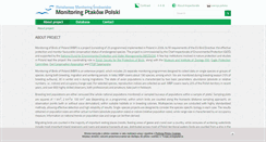 Desktop Screenshot of monitoringptakow.gios.gov.pl