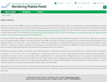 Tablet Screenshot of monitoringptakow.gios.gov.pl